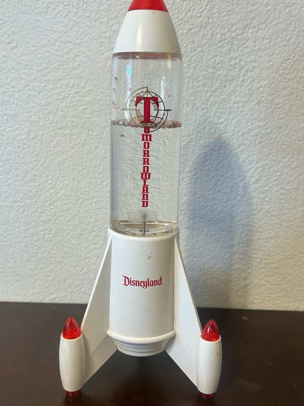Vintage 90s Disneyland Tomorrowland Mini Tornado Rocket Lamp RARE 11.5”x5” - Picture 5 of 11